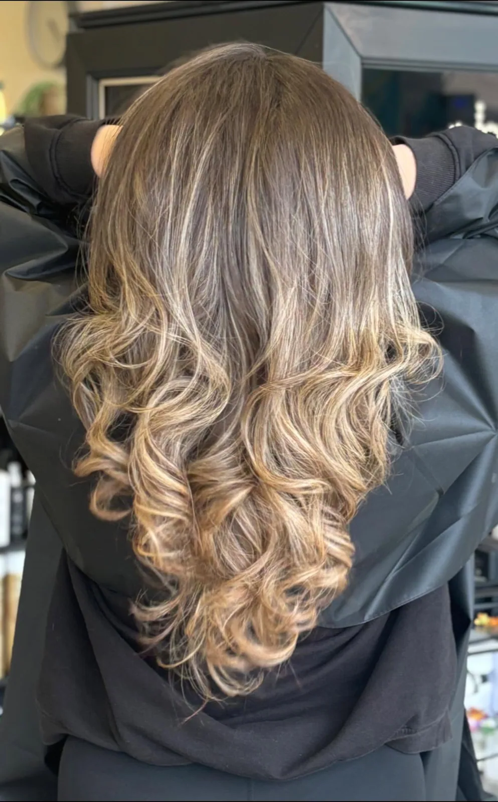 Blonde waves styled at Gorgeous
