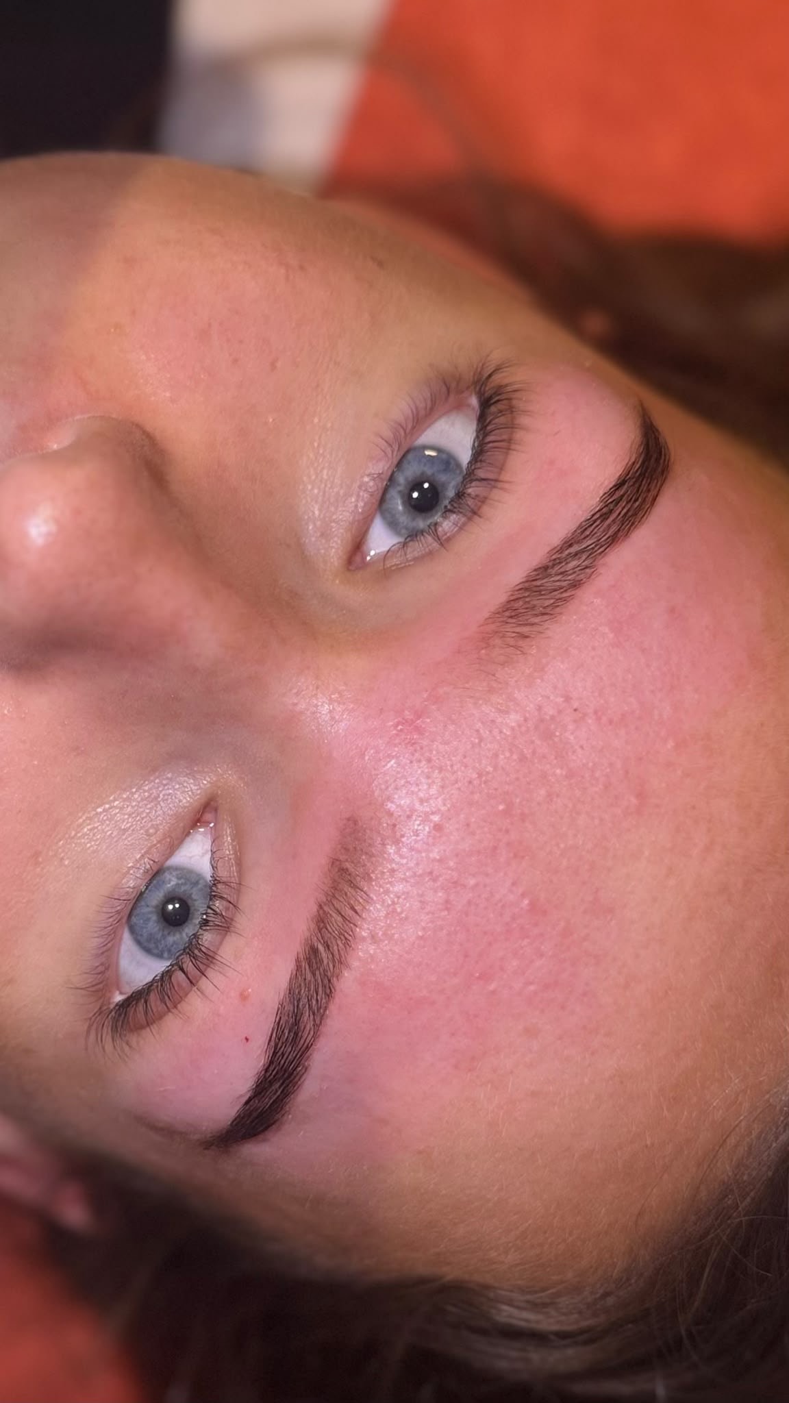 Brow wax result