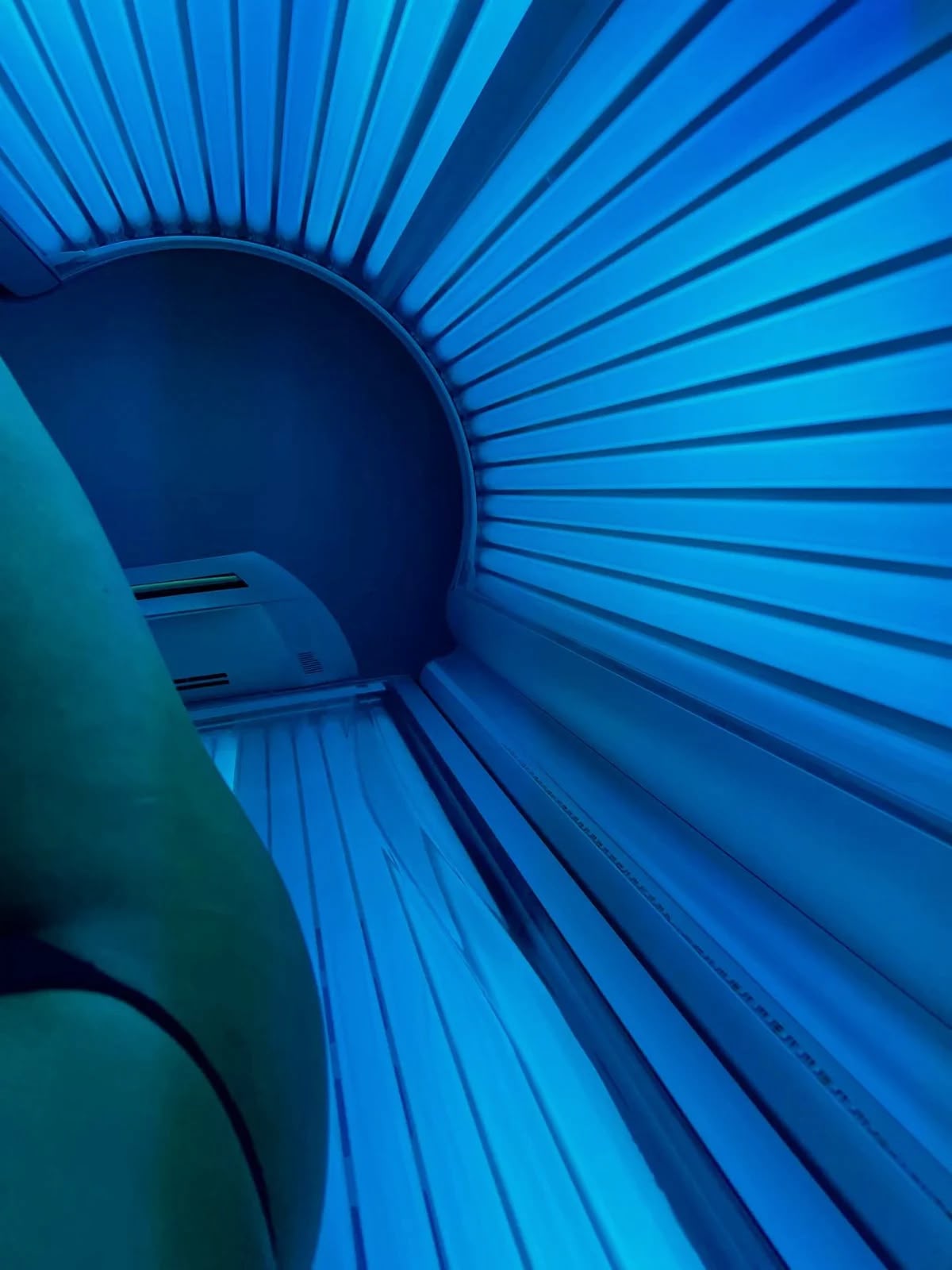 Inside our sunbed