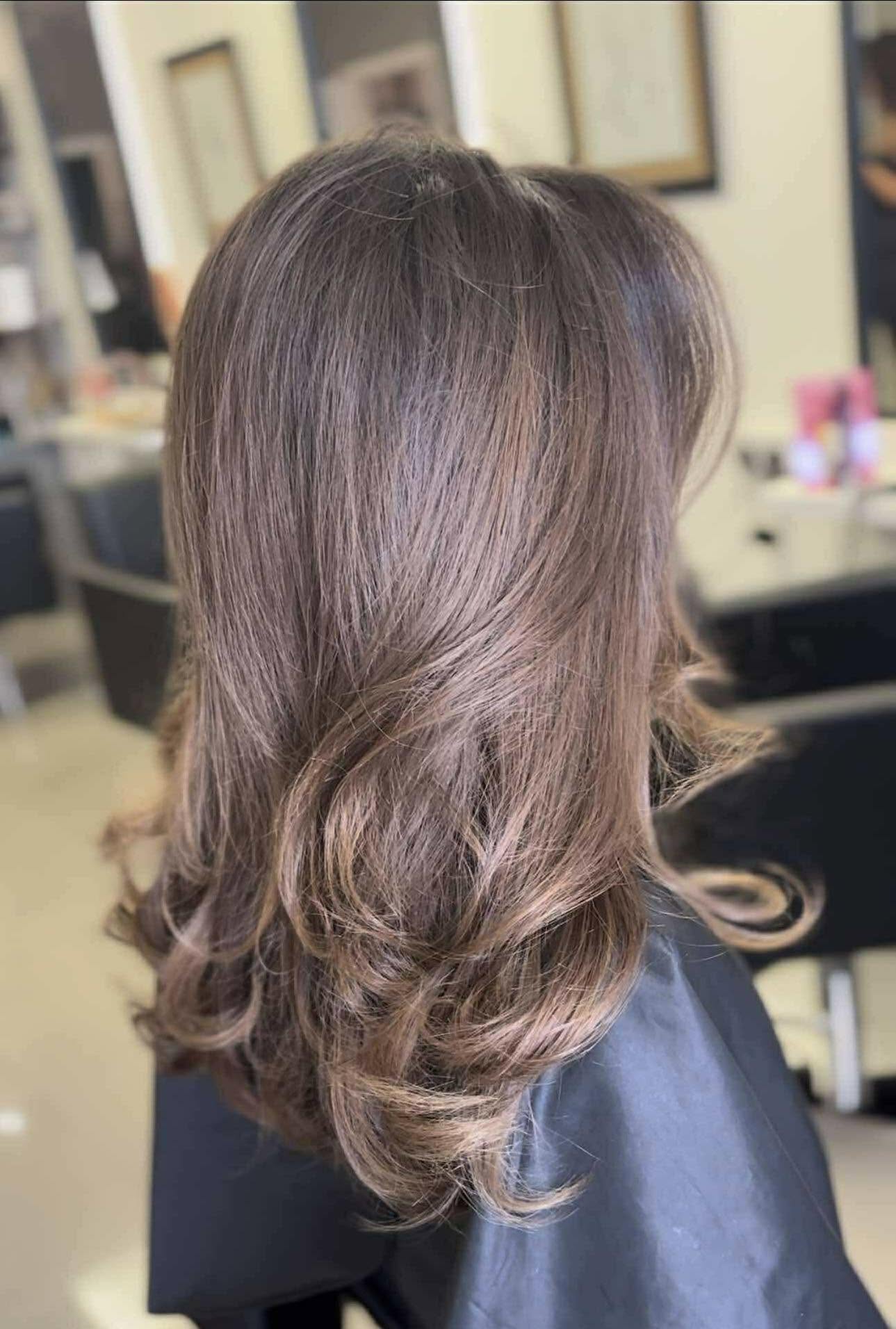 Hair before and after